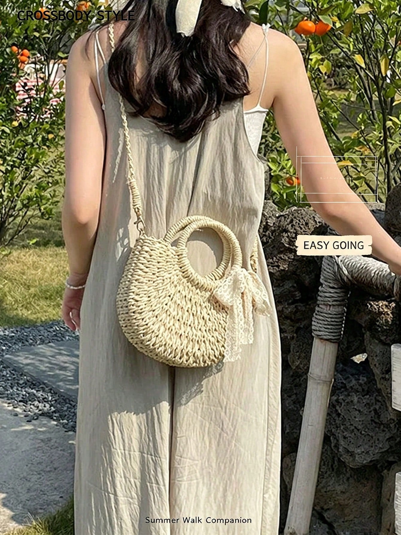 Straw Beach Bag, Beach Necessities,Fashionable Vacation Bag For Summer,Inspired Purse,Travel Bag,Tote Bag,Crossbody Bags For Women,Handbags