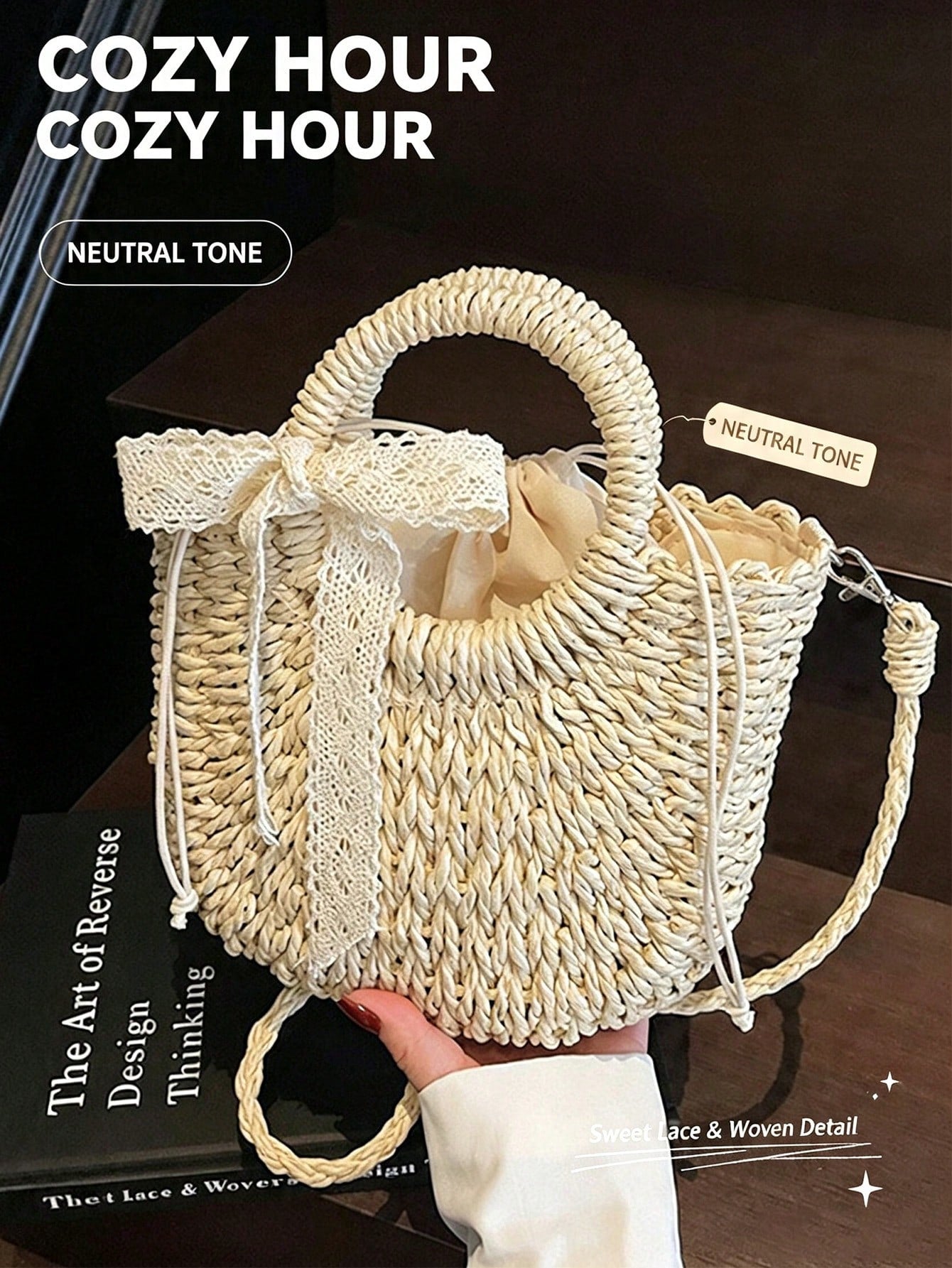Straw Beach Bag, Beach Necessities,Fashionable Vacation Bag For Summer,Inspired Purse,Travel Bag,Tote Bag,Crossbody Bags For Women,Handbags