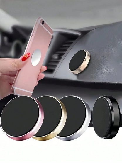 Sturdy Magnetic Mobile Phone Car Holder Adsorb In 1s Attached To Car Dashboard Compatible With All Mobile Phones Universal Magnetic Holder Multifunctional Mobile Phone Magnetic Suction Bracket Car Ess