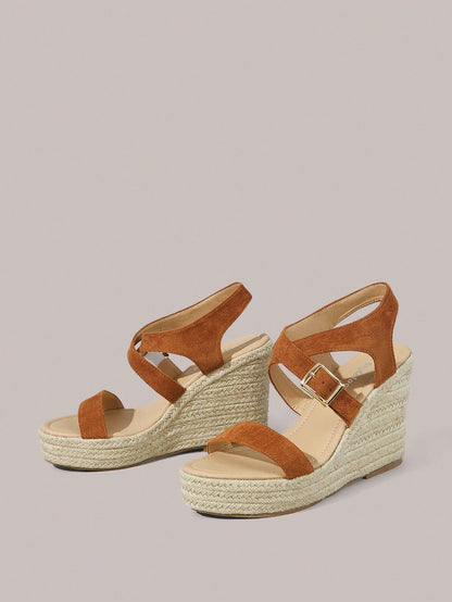 Styleloop Women Shoes Hemp Rope Weaving Women's Wedge Heel Platform Sandals Bohemian Western Style Music Festival Wear Party Wear Platform Shoes, Bohemian Style, Travel Essentials, Summer Wear, Holida