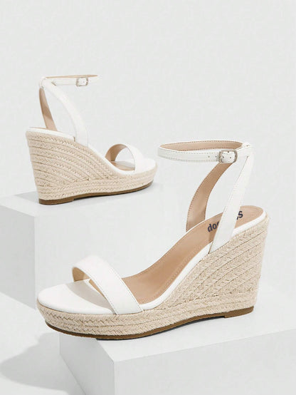 Styleloop Women Shoes Hemp Rope Weaving Women's Wedge Heel Platform Sandals Bohemian Western Style Music Festival Wear Party Wear Platform Shoes, Bohemian Style, Travel Essentials, Summer Wear, Holida