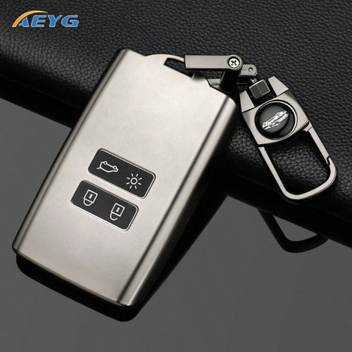 Suitable For Car FOB Cover Keychain- Fits For Renault Captur, Koleos, Kadjar, Arkana, Megane, Dacia Duster, Sandero, Stepway And Smart Remote Keychains
