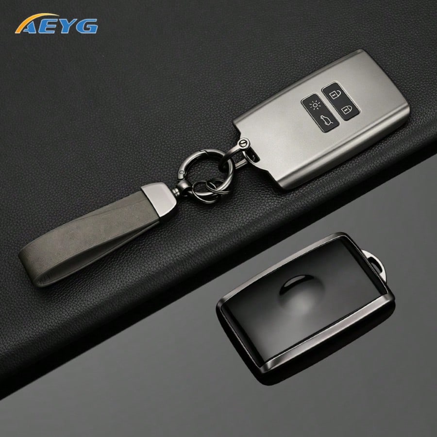 Suitable For Car FOB Cover Keychain- Fits For Renault Captur, Koleos, Kadjar, Arkana, Megane, Dacia Duster, Sandero, Stepway And Smart Remote Keychains
