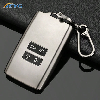 Suitable For Car FOB Cover Keychain- Fits For Renault Captur, Koleos, Kadjar, Arkana, Megane, Dacia Duster, Sandero, Stepway And Smart Remote Keychains