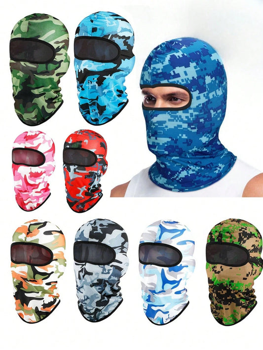 Sun Protective Anti UV 1pc Outdoor Cycling Headgear Windproof Sunscreen Sandproof Face Mask, Providing Good Protection For Cycling, Hiking, Skiing, Etc. Ski Mask,Suitable For Cycling,Riding Motorcycle