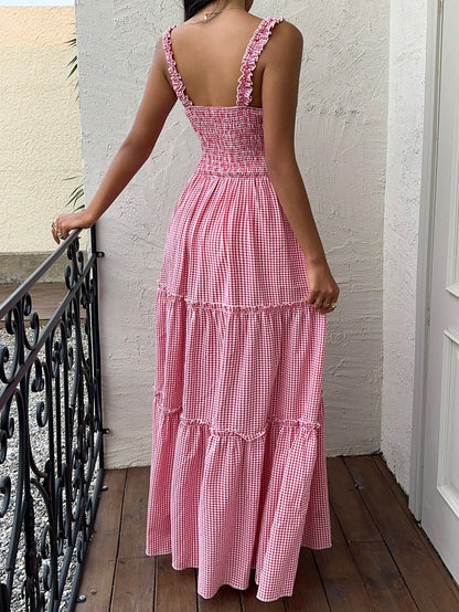 Sunnyshic Flowy Dress, Elegant Lady-Like Style