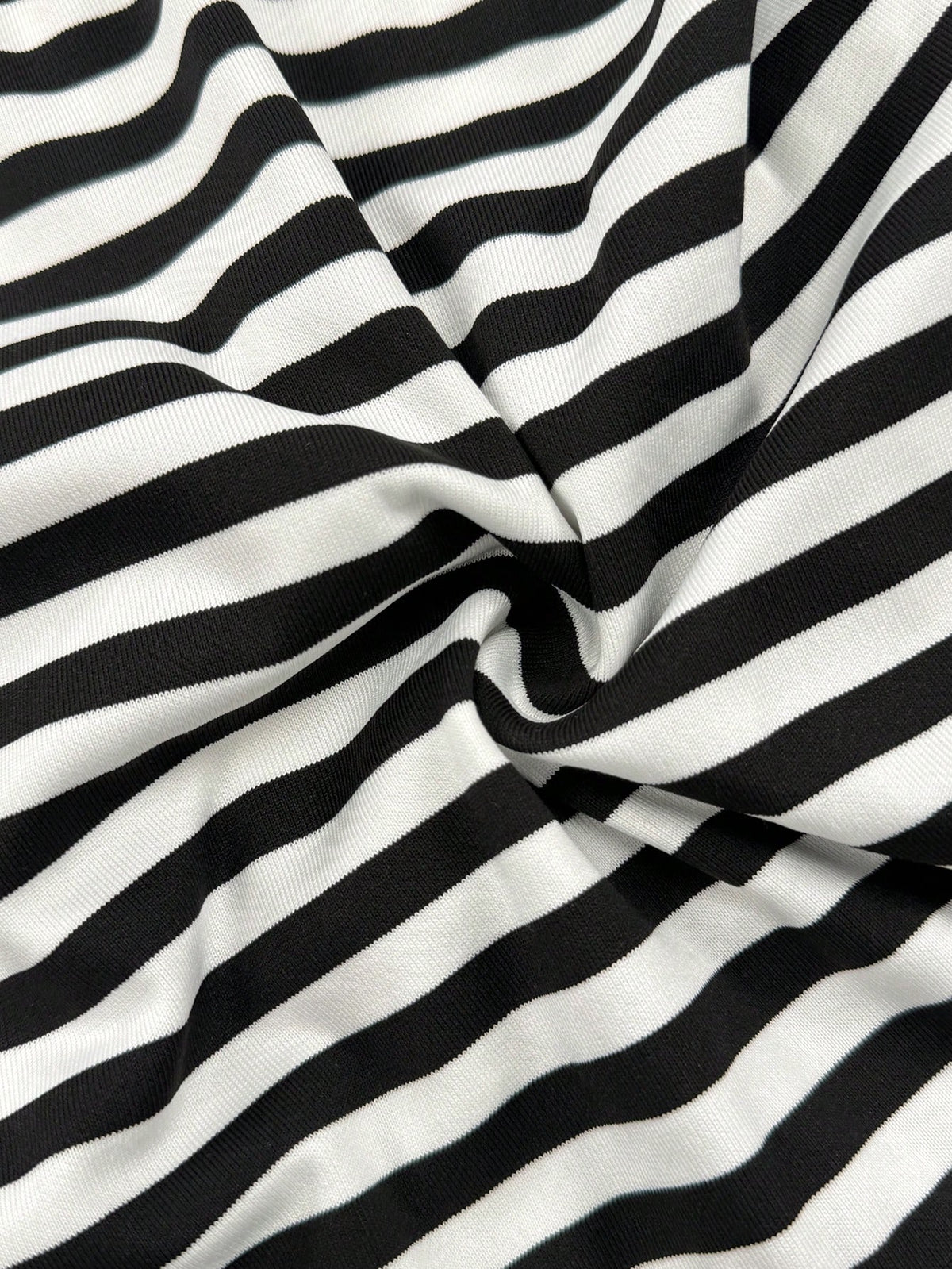 Sunspun Plus Size Striped Button Bow Short Sleeve T-Shirt For Summer