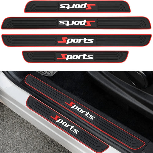 Super Durable And Suitable For Car Door Threshold Protection Strips, Universal Modified Anti Scratch Stickers, Exclusive For Door Welcome Foot Pedals, Enhancing The Appearance And Sense Of Safety Insi