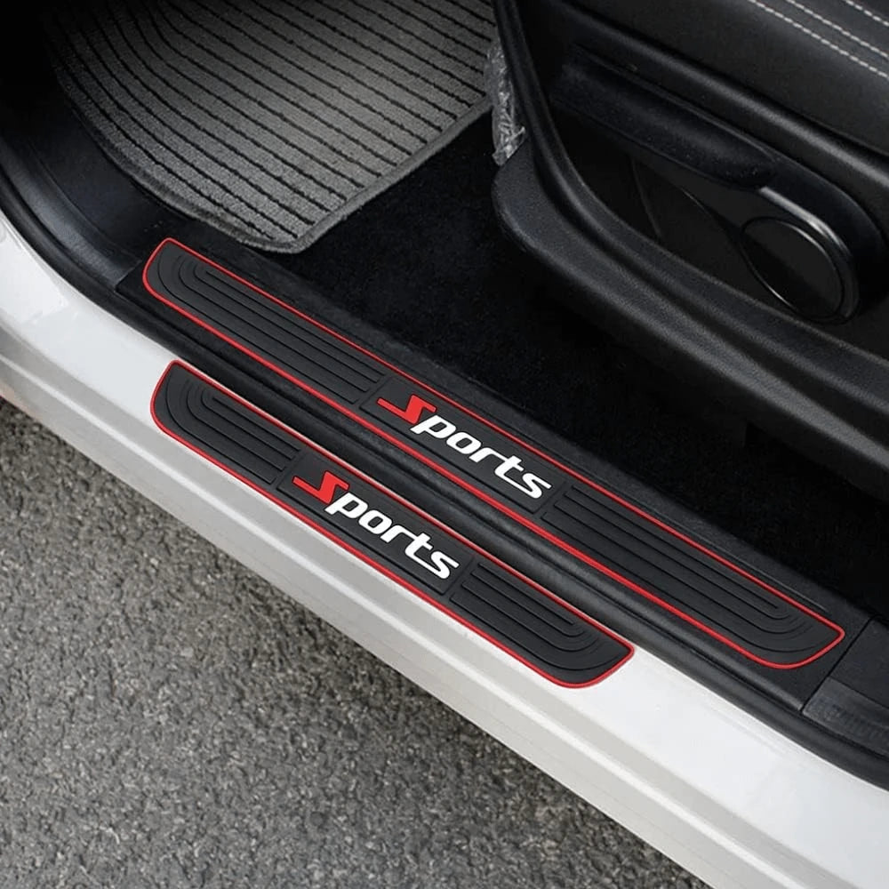 Super Durable And Suitable For Car Door Threshold Protection Strips, Universal Modified Anti Scratch Stickers, Exclusive For Door Welcome Foot Pedals, Enhancing The Appearance And Sense Of Safety Insi