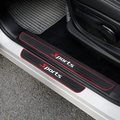 Super Durable And Suitable For Car Door Threshold Protection Strips, Universal Modified Anti Scratch Stickers, Exclusive For Door Welcome Foot Pedals, Enhancing The Appearance And Sense Of Safety Insi