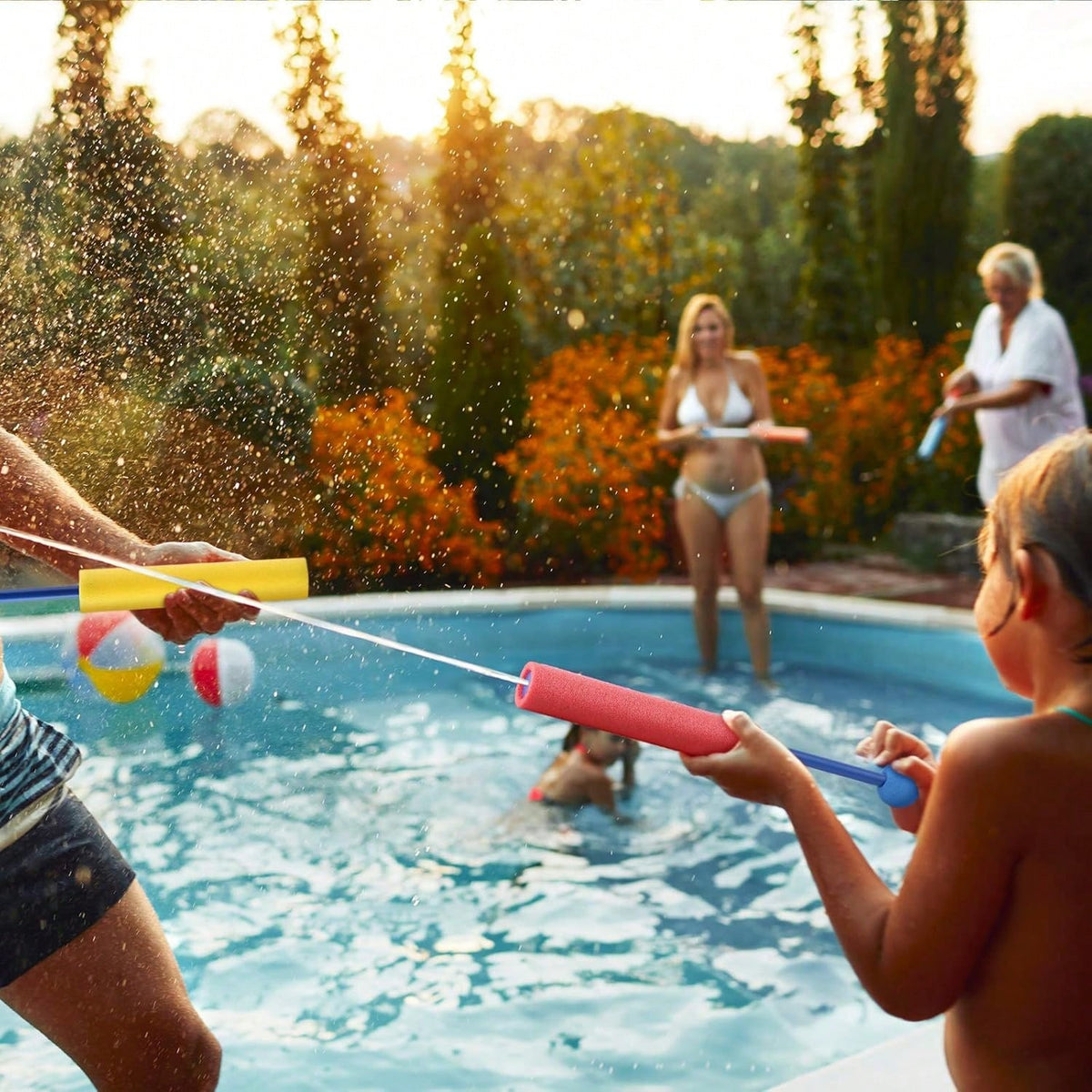Super Water Gun Foam Spray Gun, Outdoor Toys For Beach Swimming Pool, Summer Party Family Games, Suitable For Children And Adults