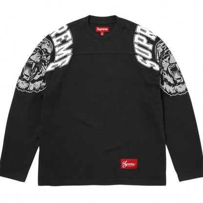Supreme Mascot L/S Football Top FW25| All-Cotton Long-Sleeve Jersey Shirt, Unisex Layering Outerwear For Men & Women