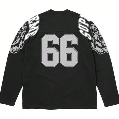 Supreme Mascot L/S Football Top FW25| All-Cotton Long-Sleeve Jersey Shirt, Unisex Layering Outerwear For Men & Women