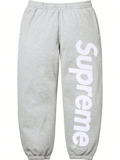 Supreme Satin Applique Hoodie FW24| Premium Heavyweight Crossgrain Fleece Hoodie, Streetwear Layering Set For Men & Women