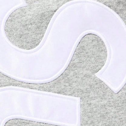 Supreme Satin Applique Hoodie FW24| Premium Heavyweight Crossgrain Fleece Hoodie, Streetwear Layering Set For Men & Women