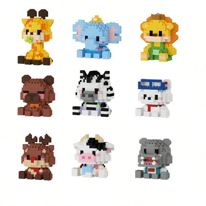 Sweetheart Cute Series, Cute Cat & Dog Building Blocks, Micro Particle Blocks, Suitable As Birthday Gift, DIY Assembly Decoration, Stress Relief Blocks, Building Block Ornament, Puzzle Blocks, Abstrac
