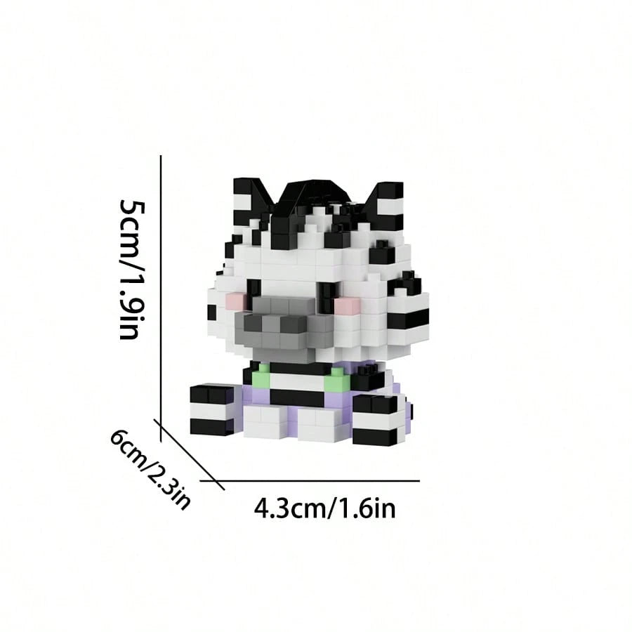 Sweetheart Cute Series, Cute Cat & Dog Building Blocks, Micro Particle Blocks, Suitable As Birthday Gift, DIY Assembly Decoration, Stress Relief Blocks, Building Block Ornament, Puzzle Blocks, Abstrac