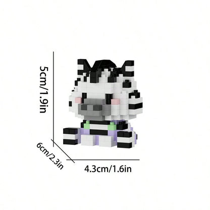 Sweetheart Cute Series, Cute Cat & Dog Building Blocks, Micro Particle Blocks, Suitable As Birthday Gift, DIY Assembly Decoration, Stress Relief Blocks, Building Block Ornament, Puzzle Blocks, Abstrac