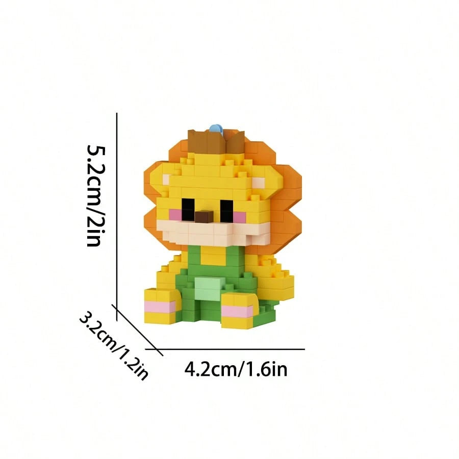 Sweetheart Cute Series, Cute Cat & Dog Building Blocks, Micro Particle Blocks, Suitable As Birthday Gift, DIY Assembly Decoration, Stress Relief Blocks, Building Block Ornament, Puzzle Blocks, Abstrac