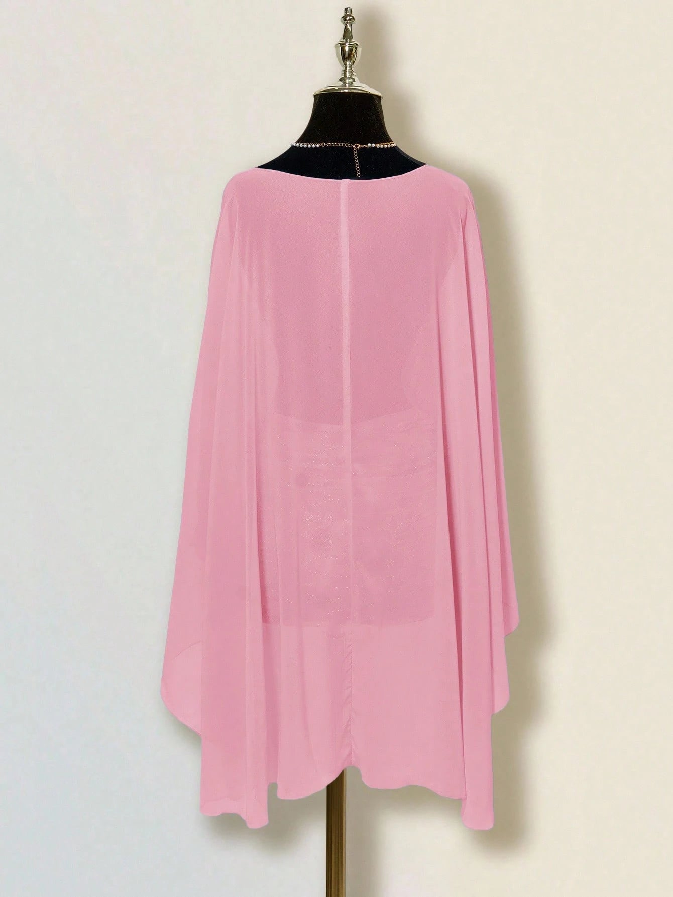 Sweetina Women's Sequin Embroidery Overlap Ruched Bodycon Skirt Pink Skirt