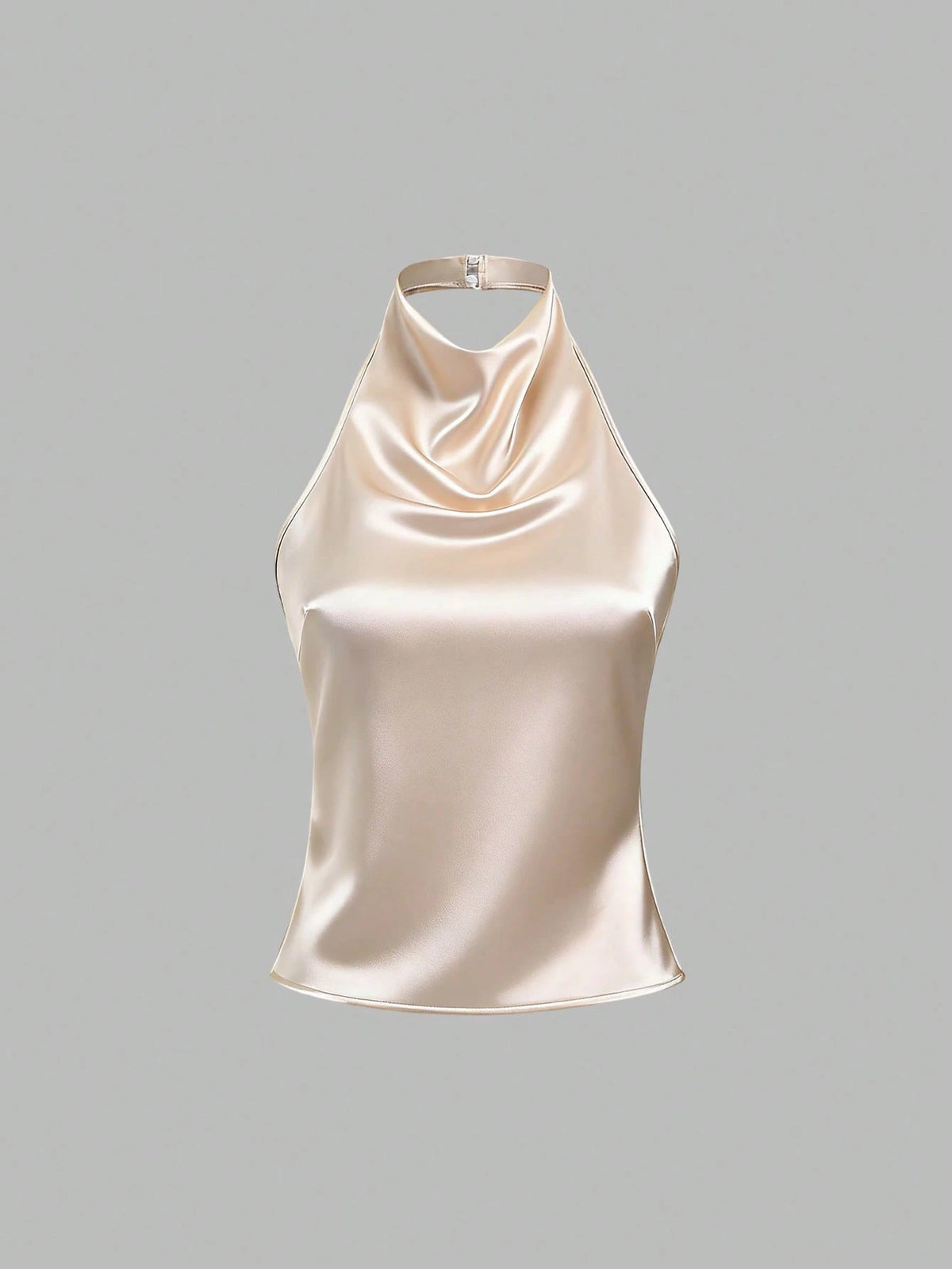 Sweetra Elegant Tied Bandage Halter Backless Crop Top