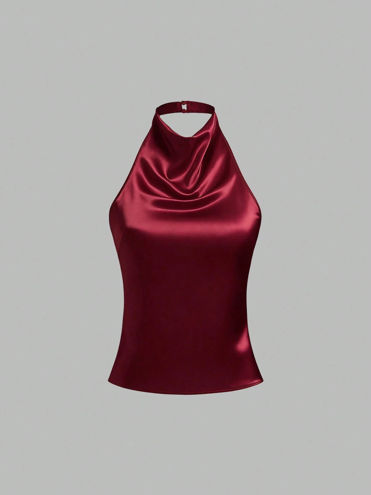 Sweetra Elegant Tied Bandage Halter Backless Crop Top