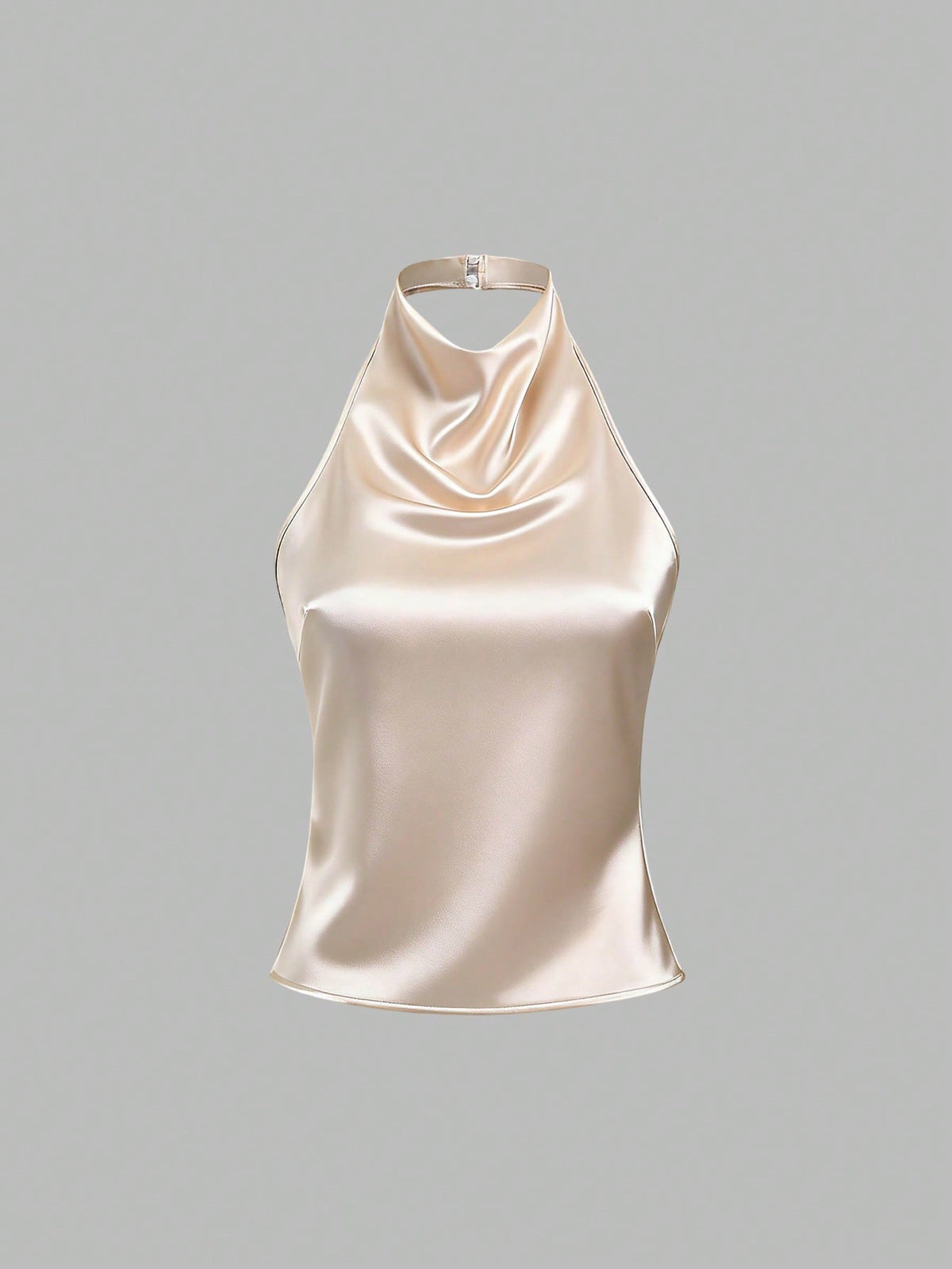 Sweetra Elegant Tied Bandage Halter Backless Crop Top