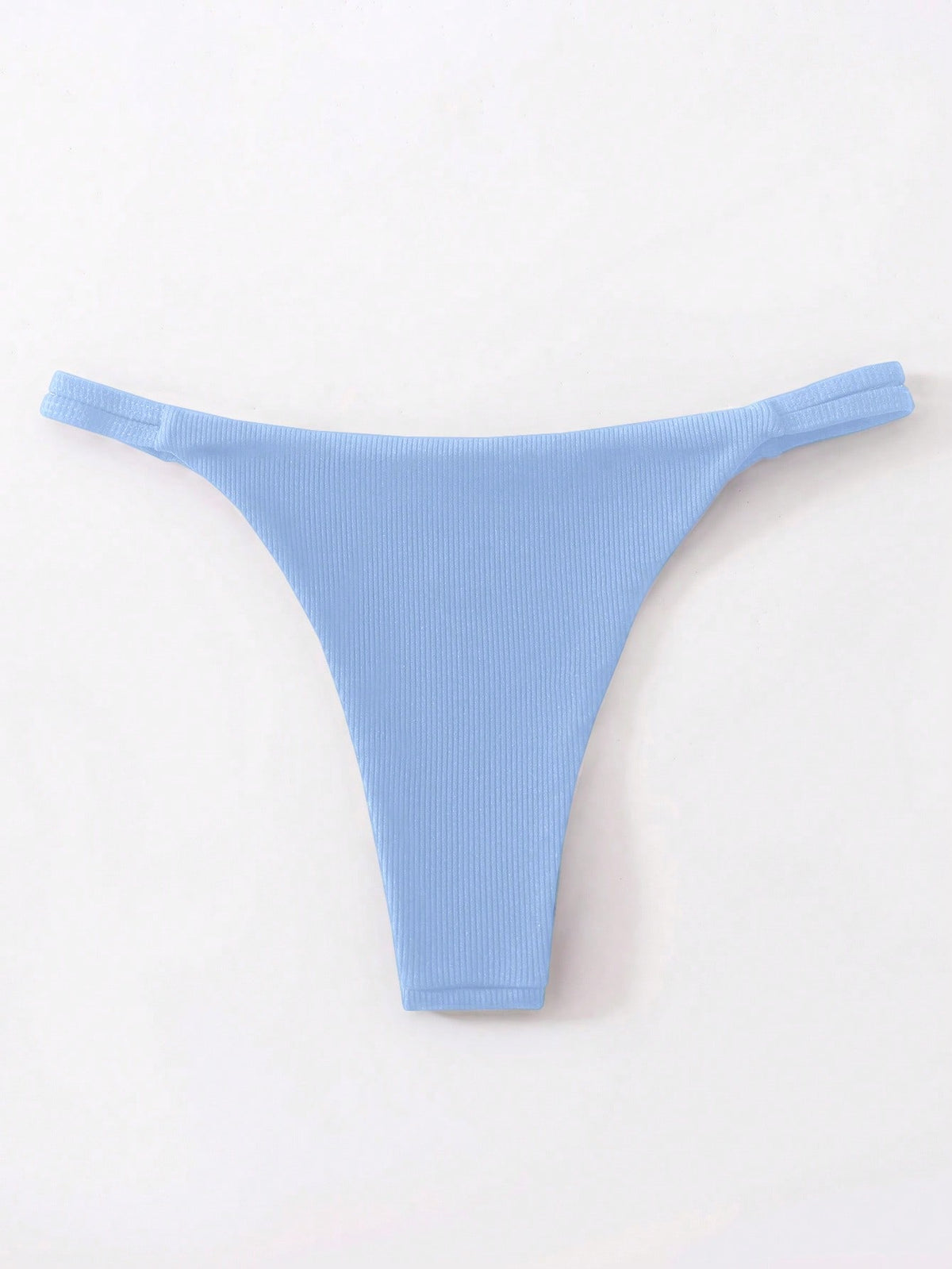 Swim Basics Women's Summer Beach Solid Color Bikini Bottoms