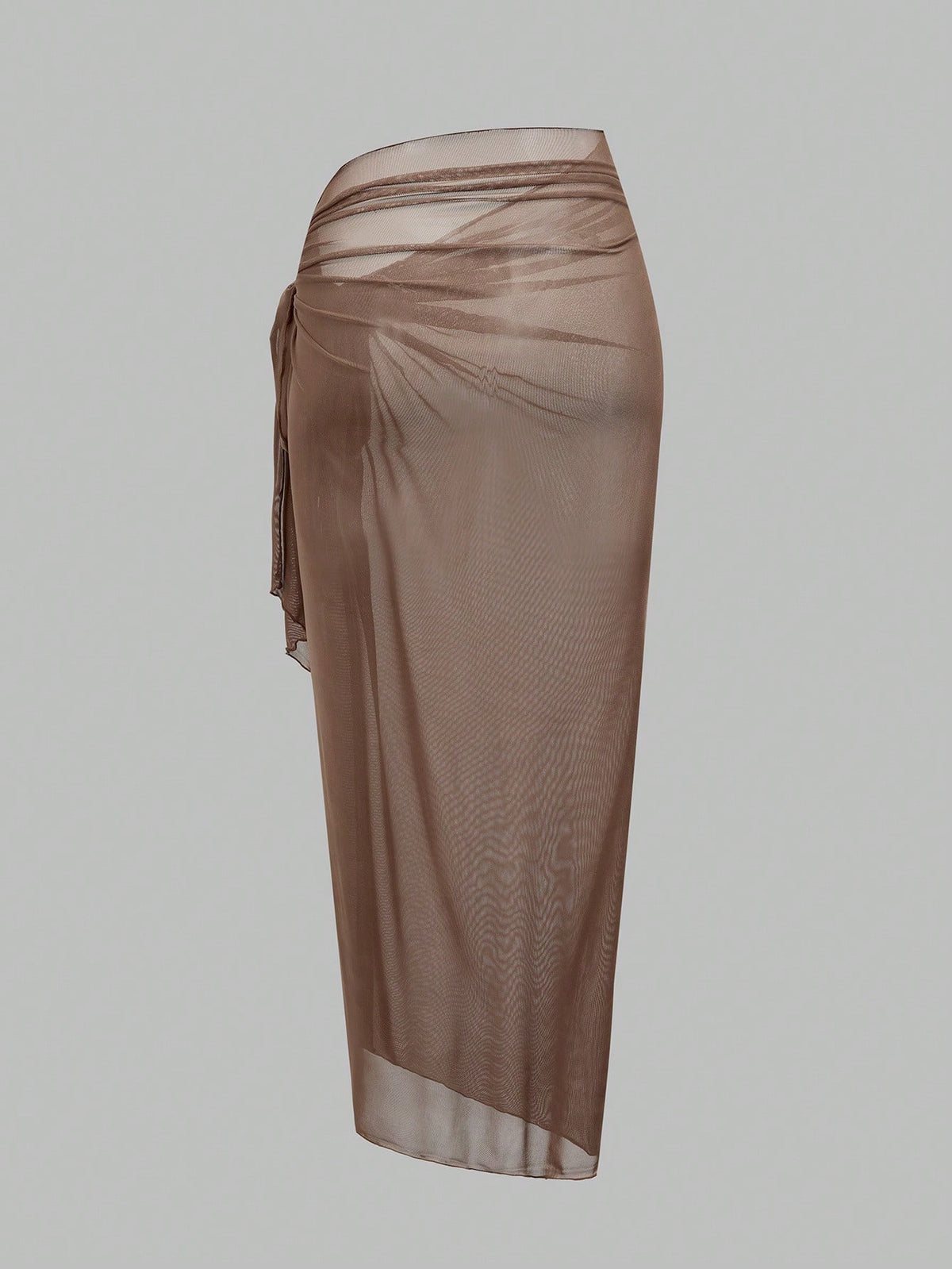 Swim Oasis Women's Elegant Color-Blocking Khaki Set