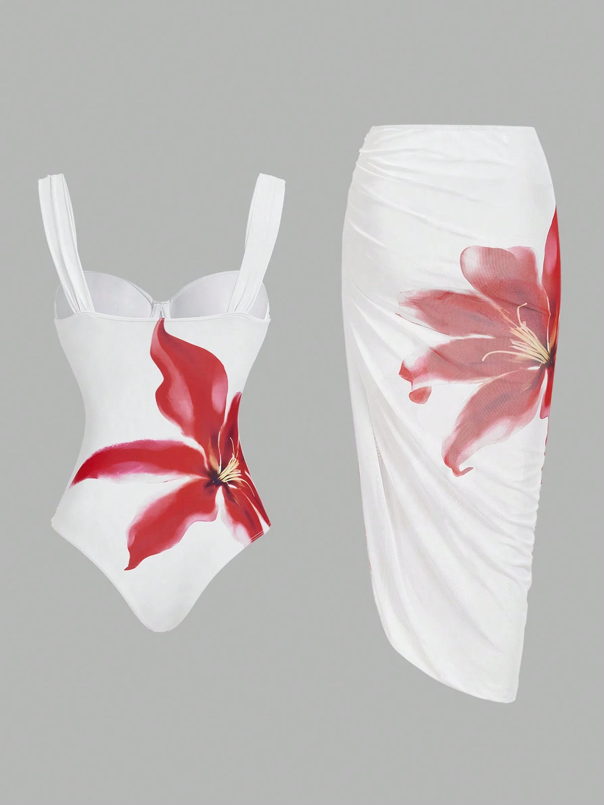 Swim Oasis Women's Floral Print One-Piece Swimsuit Summer
