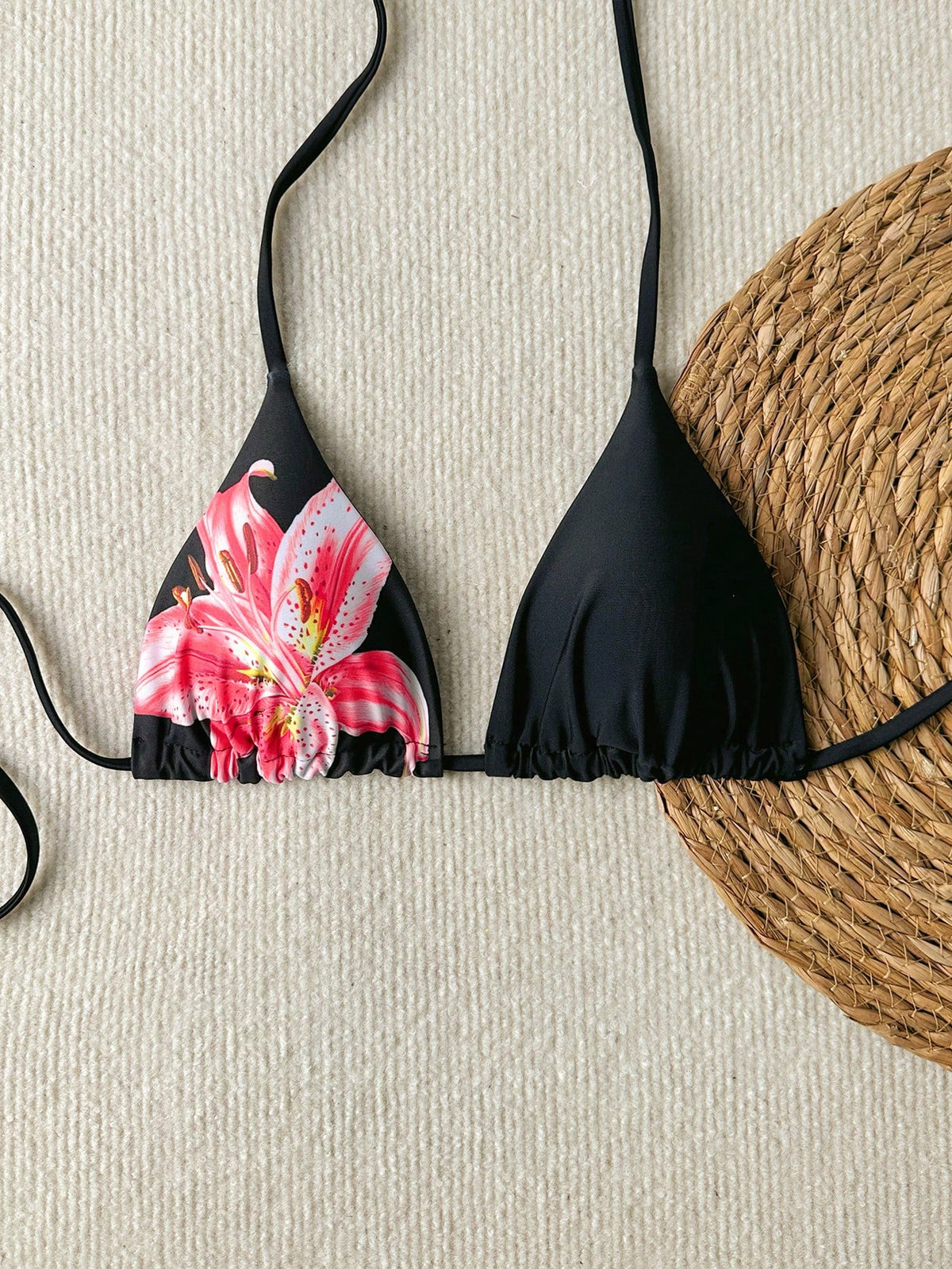 Swim Vcay New Summer Fashion Beachwear: Sexy And Elegant Floral Print Bikini Top –Swimsuits For Woman.Vacation Outfits Women.
