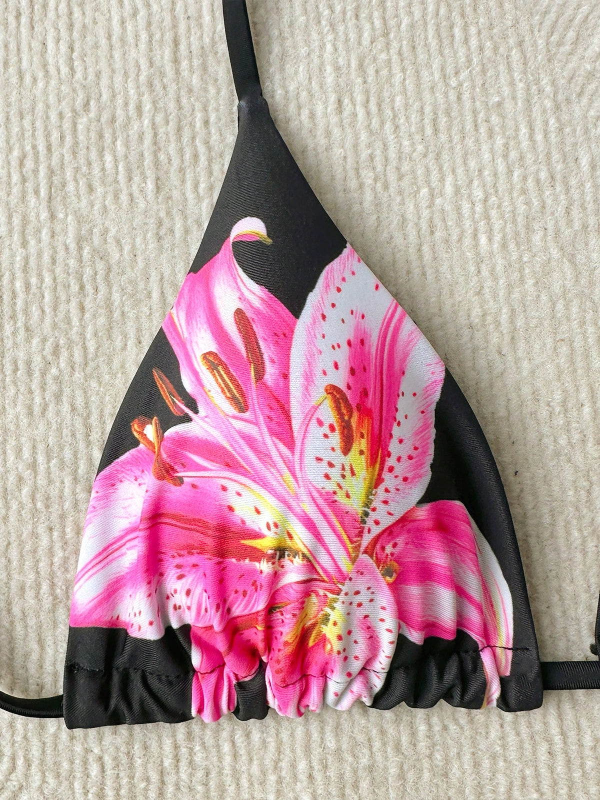 Swim Vcay New Summer Fashion Beachwear: Sexy And Elegant Floral Print Bikini Top –Swimsuits For Woman.Vacation Outfits Women.
