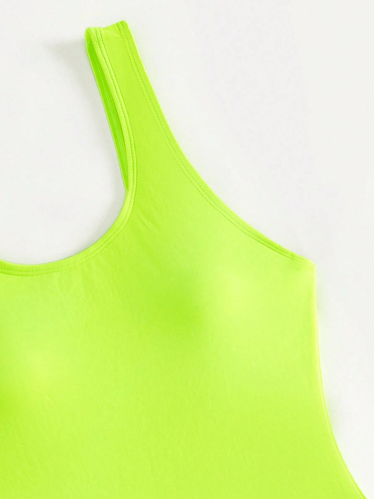 Swim Vcay Summer Beach Solid Neon One Piece Swimsuit Bathing Suit