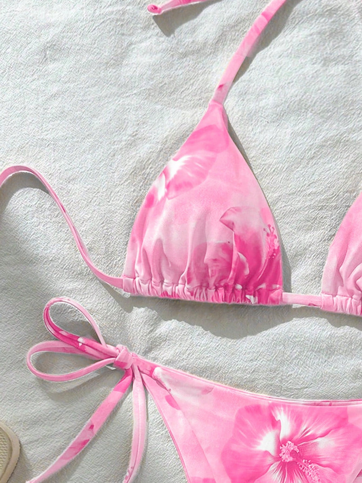 Swim Vcay Women's Sexy Random Print Halter Tie Bikini Set, Summer