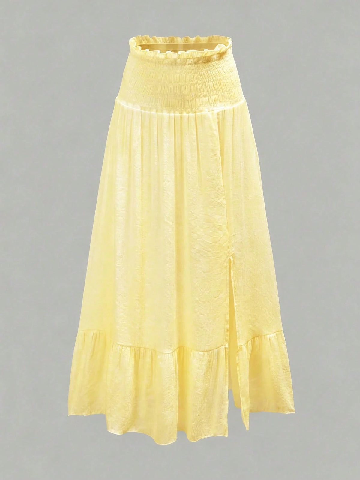 Swim Vcay Women's Solid Color Pleated 2-Way Wear Cover-Up