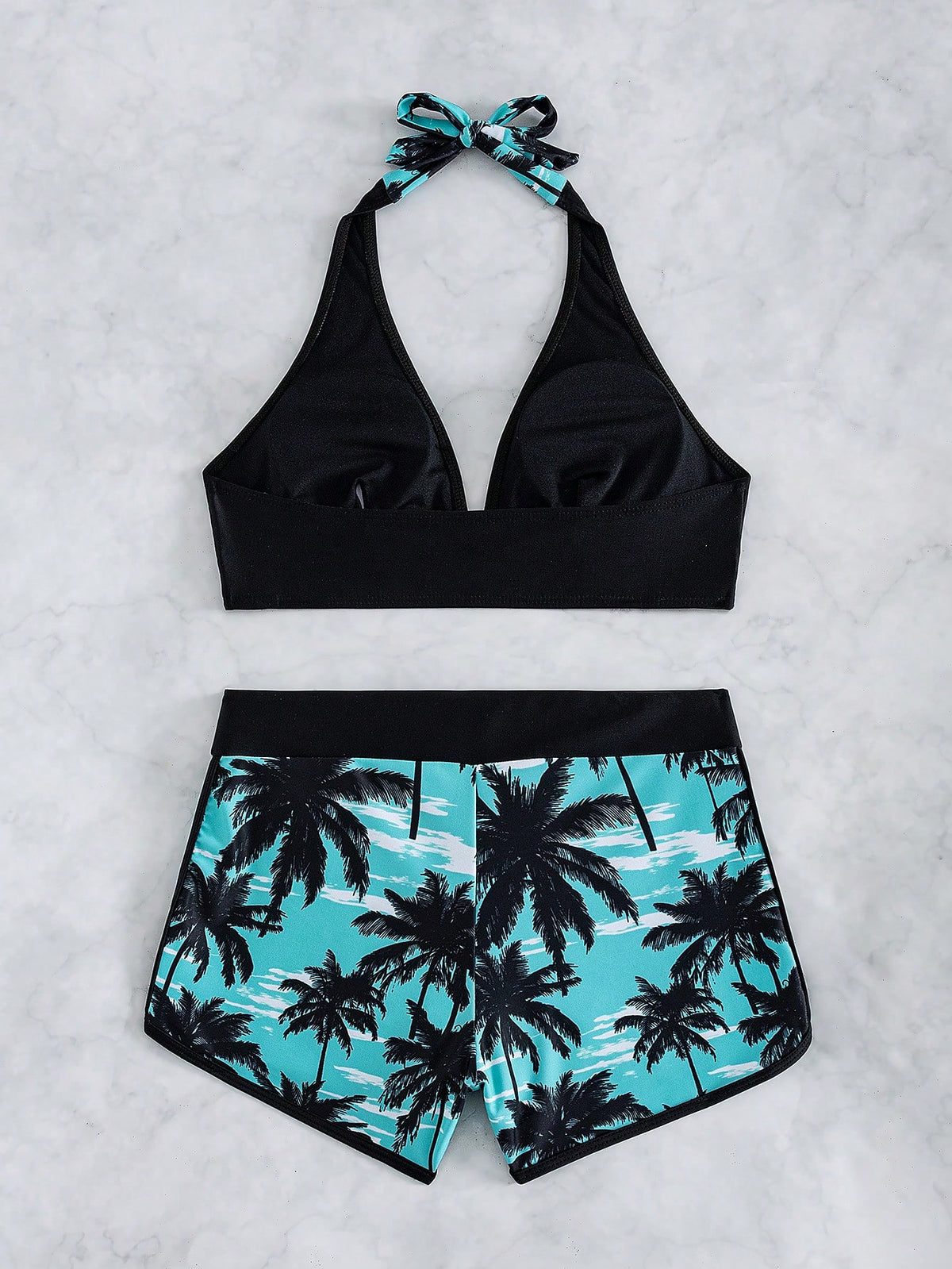 Swim Women's Vacation Style Printed Bikini Set (Printed Pattern Random)