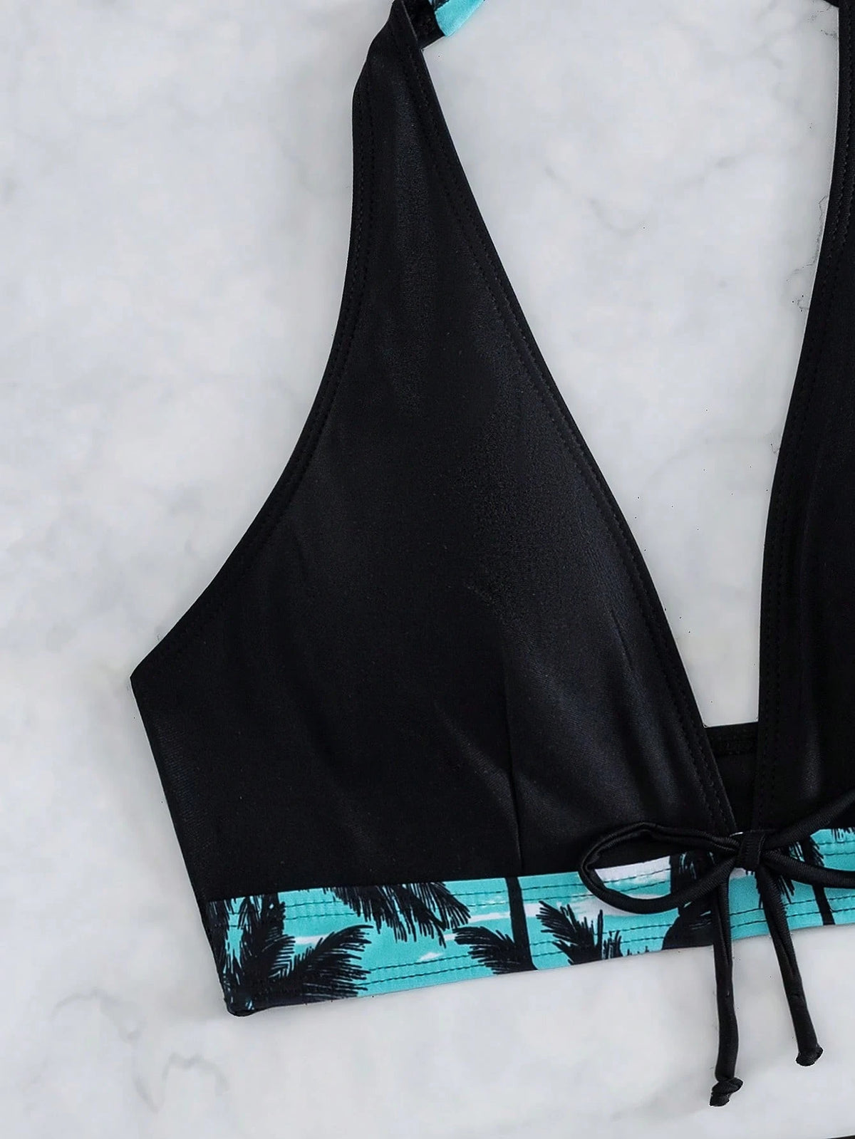 Swim Women's Vacation Style Printed Bikini Set (Printed Pattern Random)