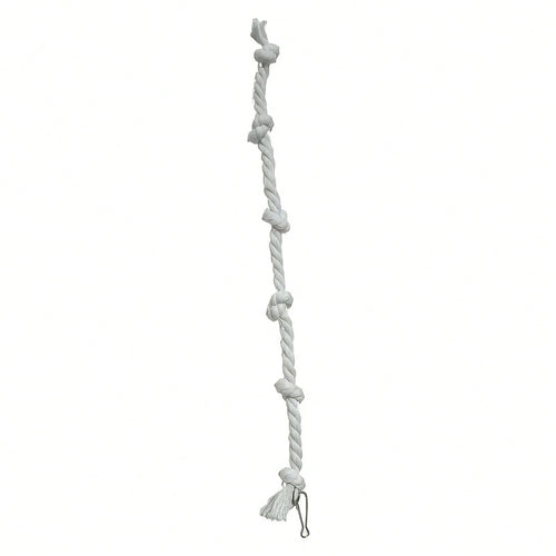 Swinging Cage With Knots, A Climbing Toy For Parrots, Perfect For Keeping Budgies Entertained.