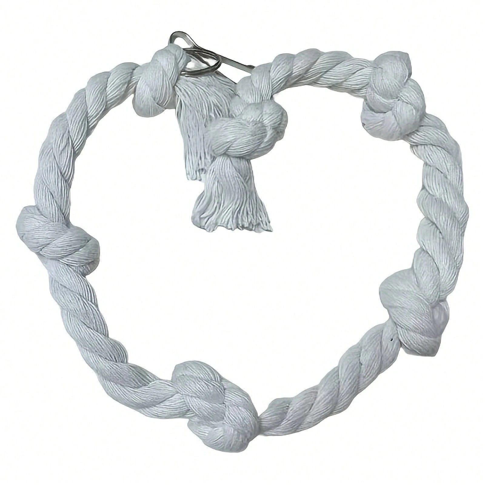 Swinging Cage With Knots, A Climbing Toy For Parrots, Perfect For Keeping Budgies Entertained.