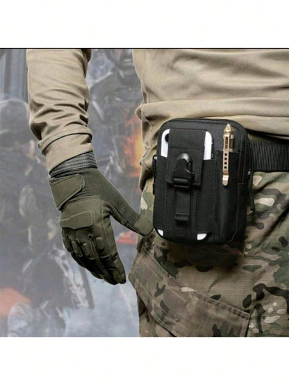 Tactical MOLLE EDC Belt Pouch, High Strength Nylon Utility Waist Bag, Multi-Functional Storage Organizer For Outdoor Hiking Camping Hunting Enthusiast Supplies