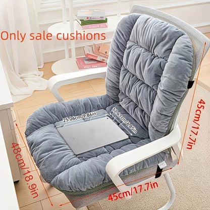 TAIMASI 1pc Ultra-Soft Chair Cushion With Lumbar Support – Non-Slip Backrest Seat Pad For Office, Patio & Dining Chairs, 7 Colors – Ideal For Elderly, Back-To-School & Christmas Gifts Seat Cushion Off