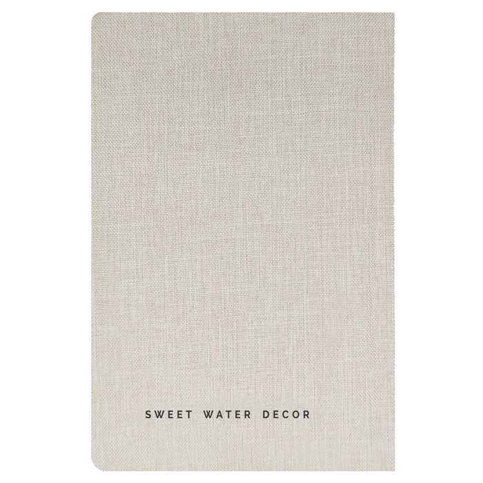 Tan One Line A Day Fabric Journal - Stationery Gifts
