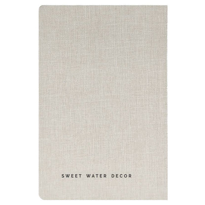 Tan One Line A Day Fabric Journal - Stationery Gifts