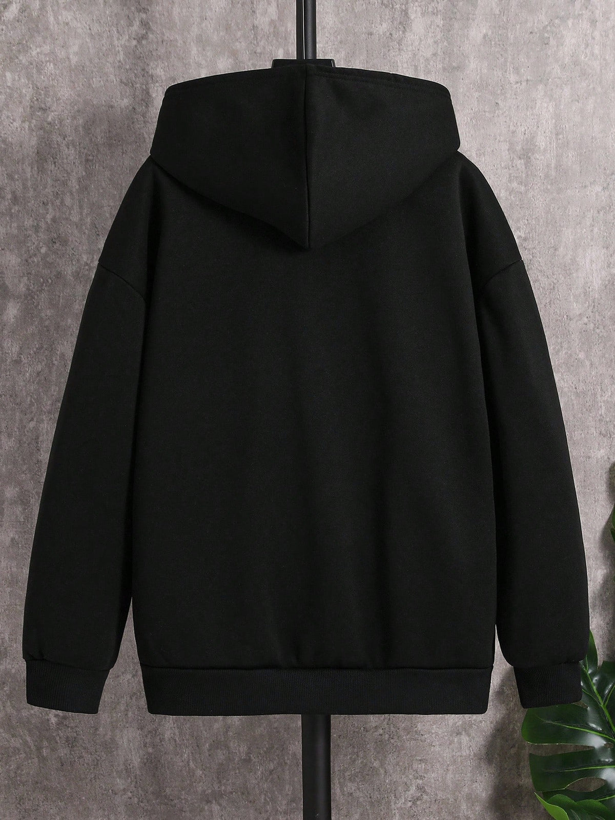 Teen Boys' Oversized Gray Zip Up Hoodie Sweatshirt Autumn Jacket,Casual Collegiate Style Soft Fabric For Winter,Streetwear,Graduation,Back-To-School