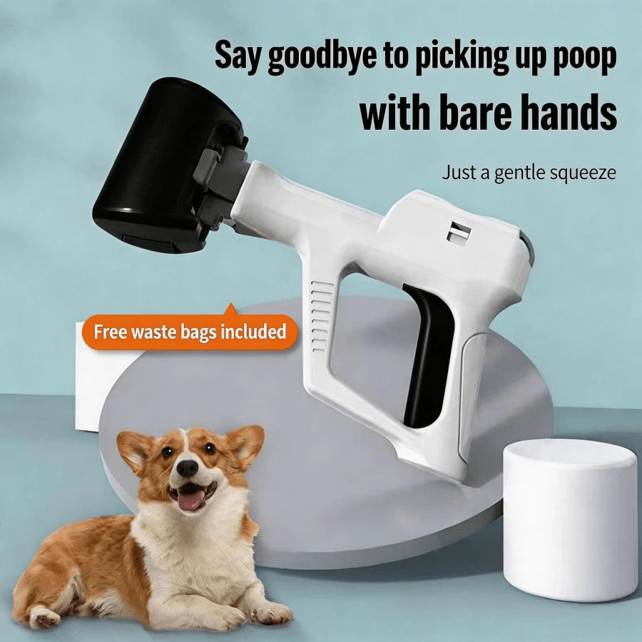 Thickened And Durable Pet Poop Picker, A Must-Have For Dog Walks. One-Button Retrieval Keeps Your Hands Clean, Convenient, And Odor-Free.