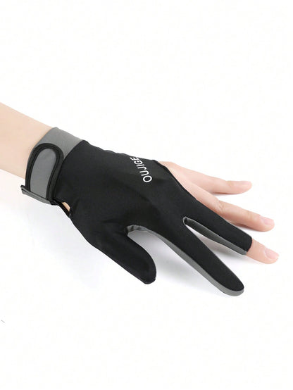 Thin And Breathable Open-Finger Non-Slip Snooker Pool Gloves, Non-Slip Single Pool Gloves.