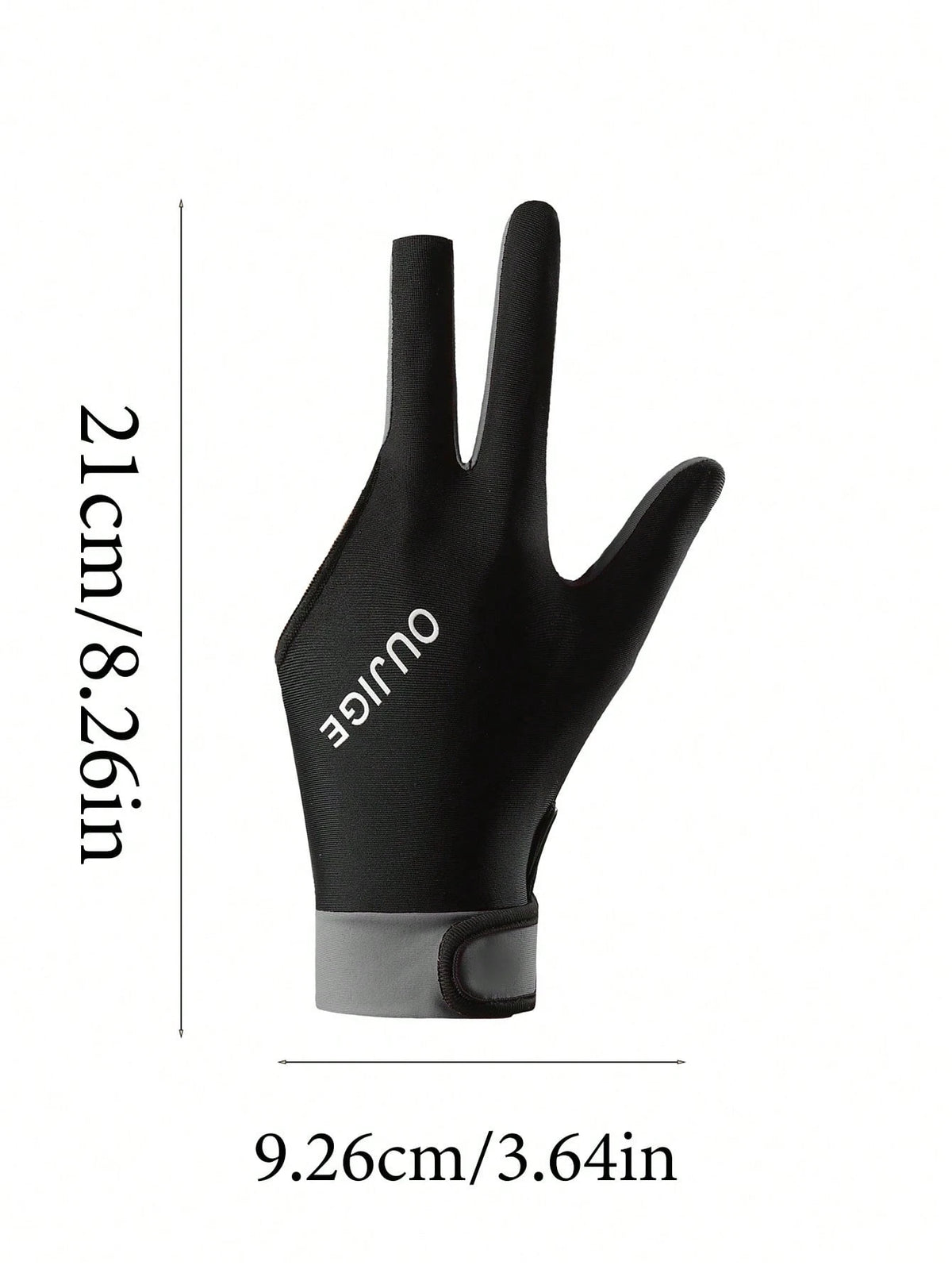 Thin And Breathable Open-Finger Non-Slip Snooker Pool Gloves, Non-Slip Single Pool Gloves.
