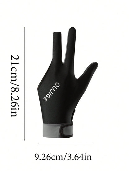 Thin And Breathable Open-Finger Non-Slip Snooker Pool Gloves, Non-Slip Single Pool Gloves.
