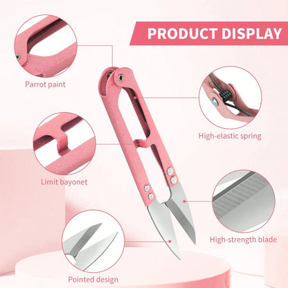 Thread Cutter, High Carbon Steel Thread Cutter, 4.25-Inch Yarn Cutter, Used For Sewing, Quilting, Knitting DIY, Jewelry Making, Potted Flower Buds, And Leaf Pruning.