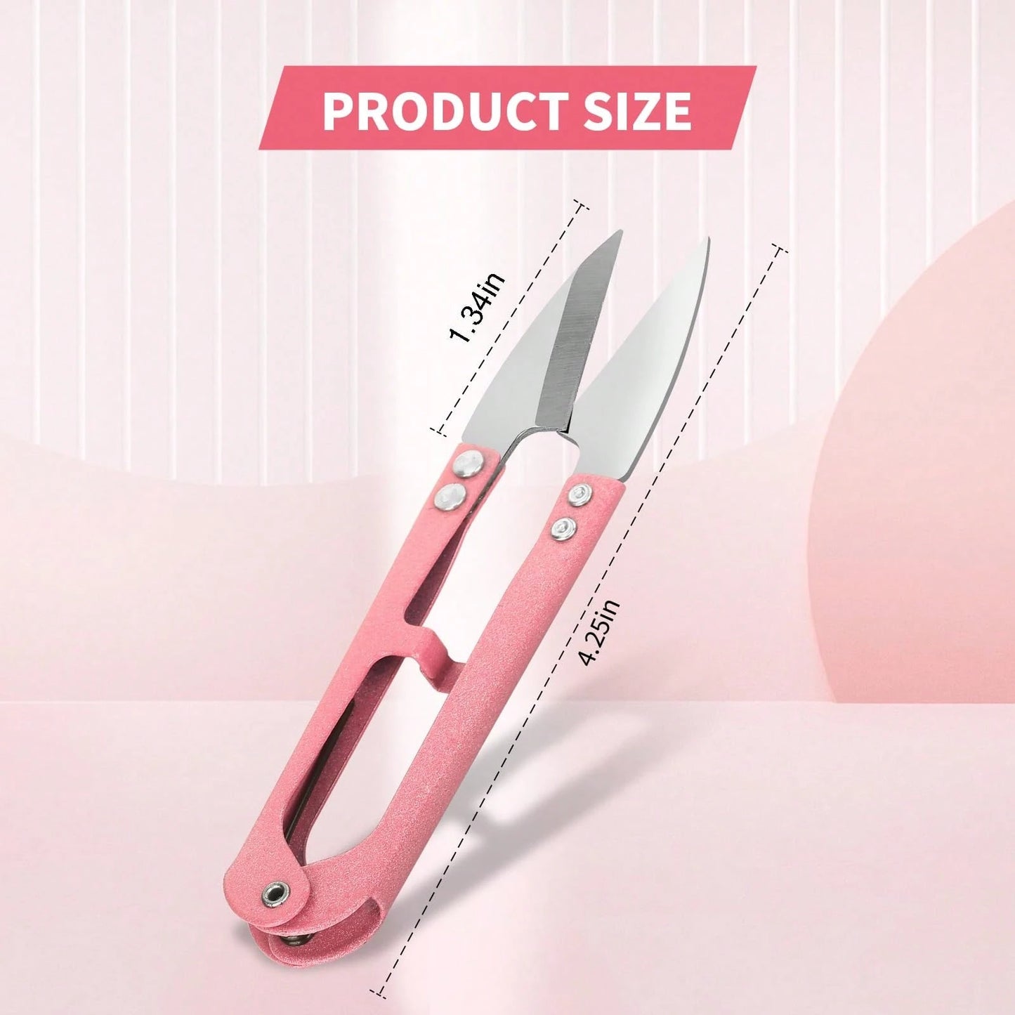 Thread Cutter, High Carbon Steel Thread Cutter, 4.25-Inch Yarn Cutter, Used For Sewing, Quilting, Knitting DIY, Jewelry Making, Potted Flower Buds, And Leaf Pruning.